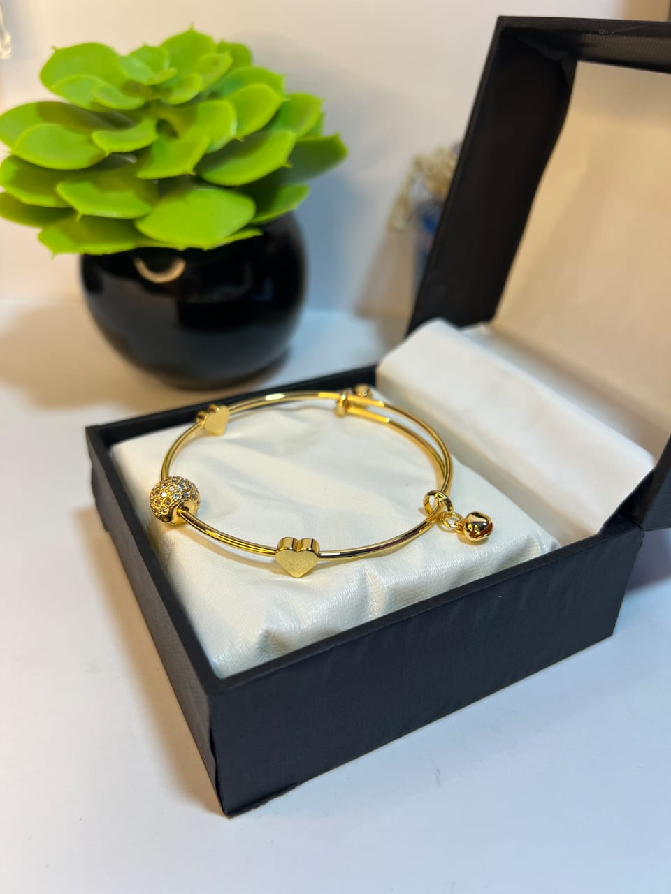 Stainless Steel Bangles Pair