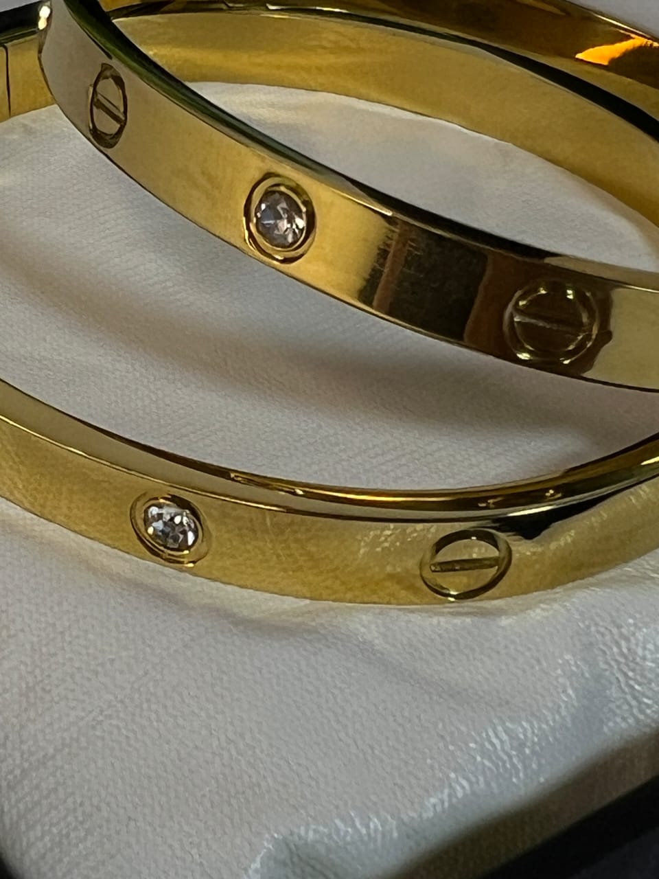 Stainless Steel Bangles Pair