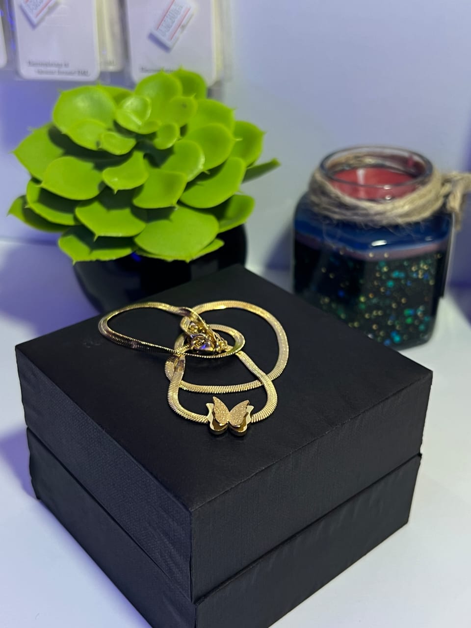 Stainless Steel Butterfly Neckless