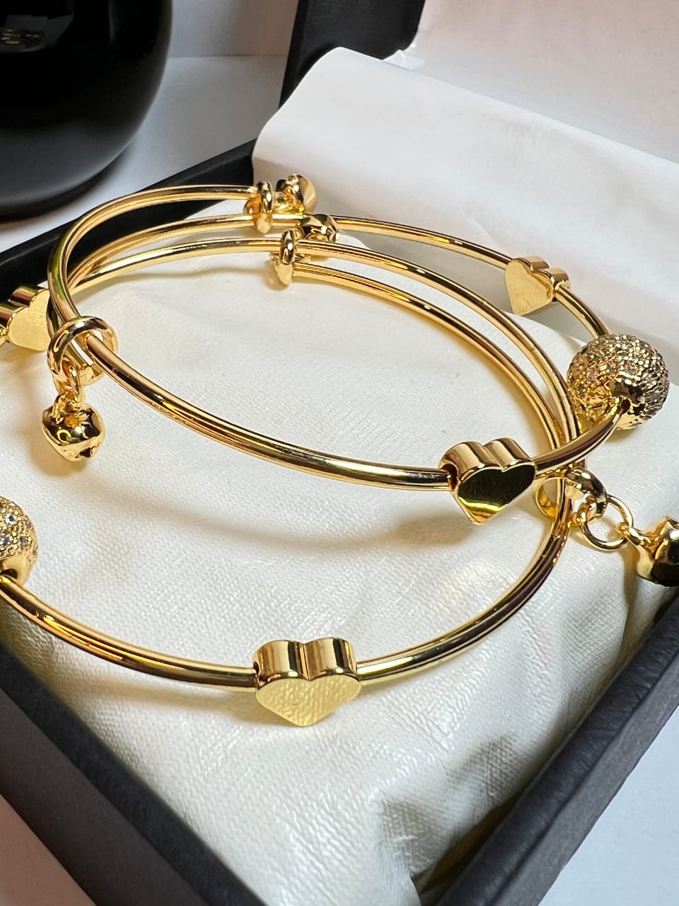 Stainless Steel Bangles Pair