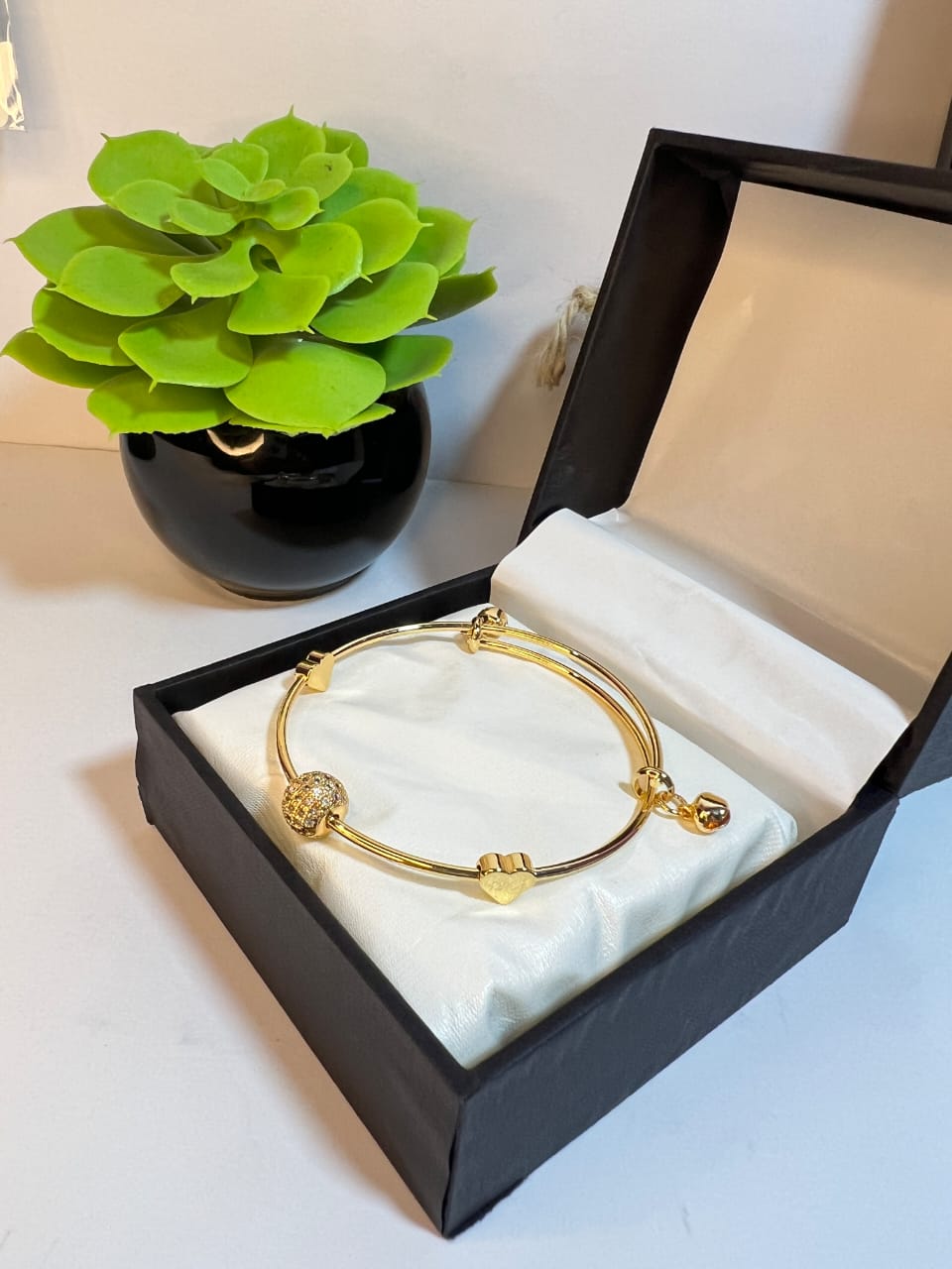 Stainless Steel Bangles Pair