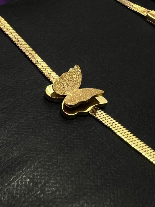 Stainless Steel Butterfly Neckless