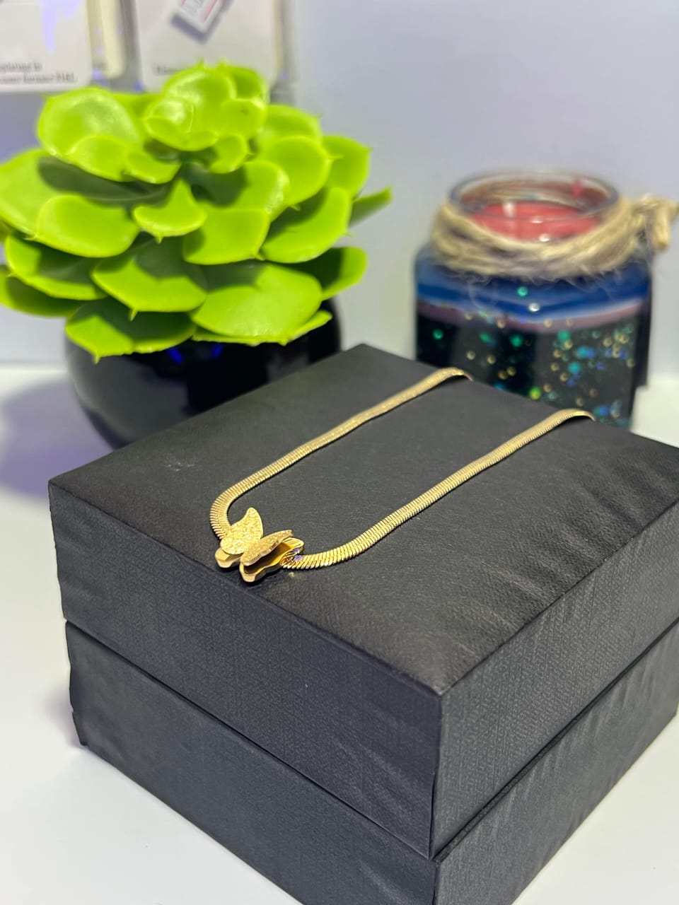 Stainless Steel Butterfly Neckless